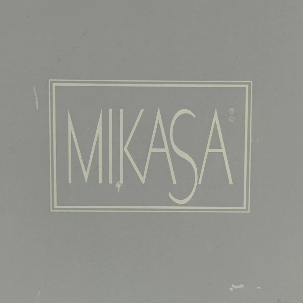 Mikasa “Stephanie” Clear Cordial Glass with Silver Rims Set of 3